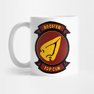 rooster logo red Mug